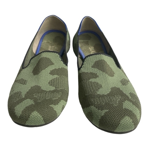 Rothy's Round Toe Knit Ballet Flats Slip On size 8 CAMOUFLAGE - Picture 2 of 14